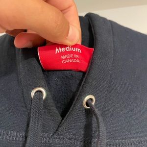 Supreme Navy Blue Hoodie